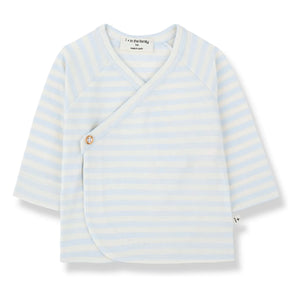 1+ in the family - Idara Gestreiftes T-Shirt | Hellblau