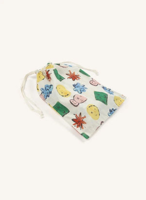 Bobo Choses - Besticktes Hemd- und Hosen-Set aus Bio-Baumwolle | Ecru