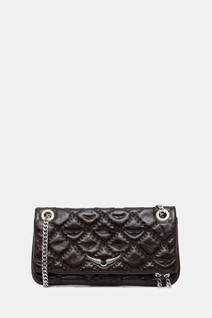 ZADIG&VOLTAIRE ROCK II VINTAGE MONOGRAM Deri Çanta