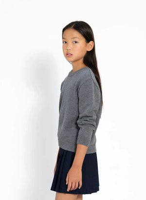 Smallable Kid - Cagnaby Organische Baumwolle Pullover | Grau Melange