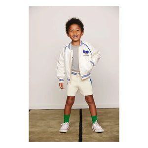 Mini Rodini - Strickshorts aus Bio-Baumwolle | Ecru