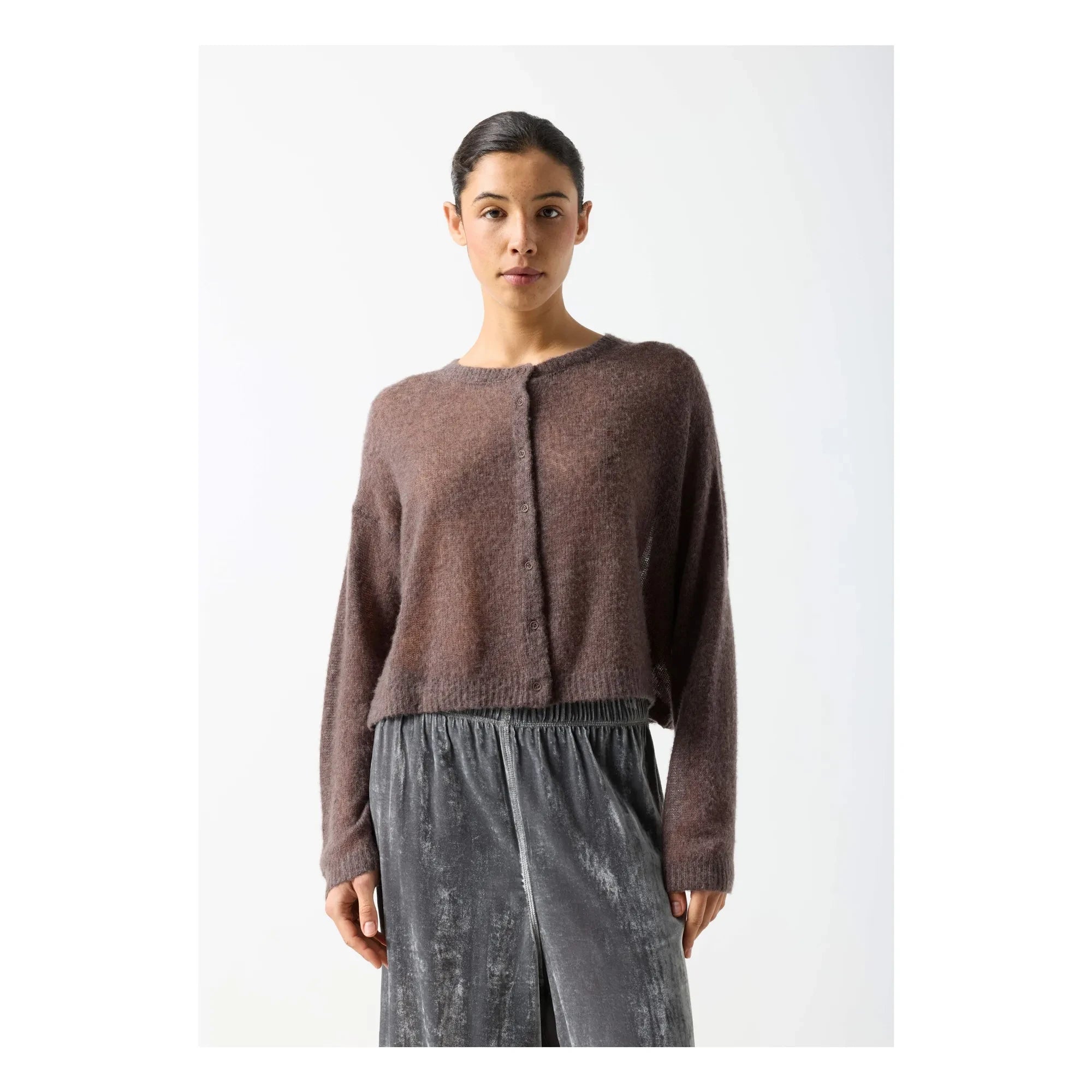 American Vintage - Bodyrow Kaschmir- und Wollweste | Braun