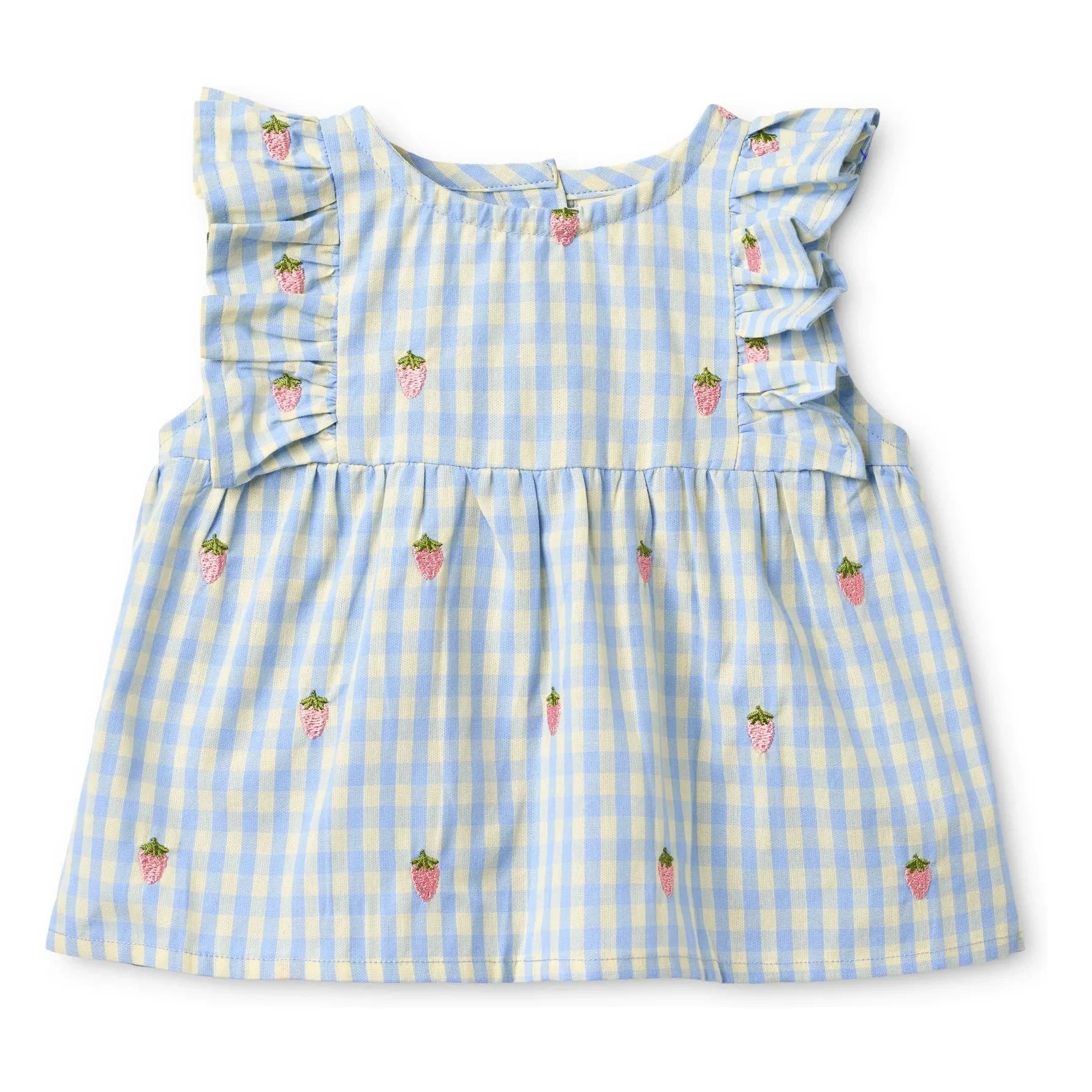 Flöss - Millie Vichy Oberteil und Shorts Set | Hellblau
