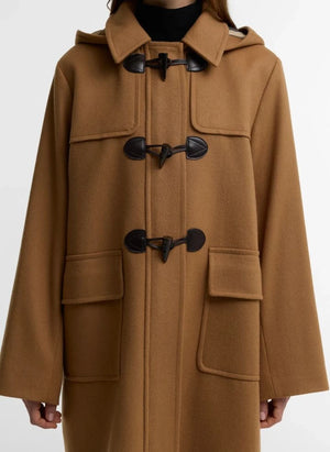 Barbour - Melody Woll-Duffle-Jacke | Beige
