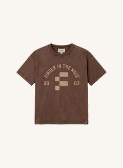 Finger in the nose - King Finger 2003 Organische Baumwoll-T-Shirt | Schokolade
