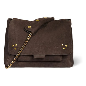 Jérôme Dreyfuss - Lulu M Taurillon Croco Tasche mit Muster | Braun