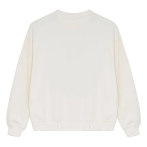 the new society - Sweatshirt aus Baumwolle | Weiß