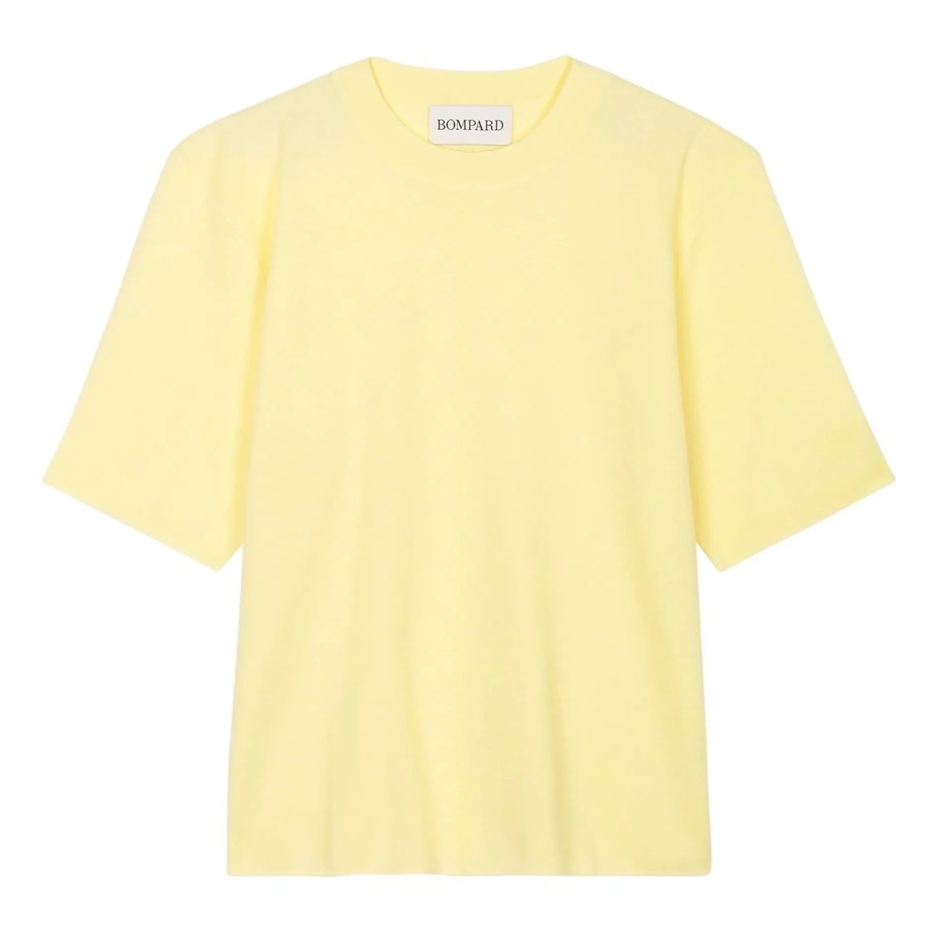 Bompard - Slim-Fit Baumwoll-Kaschmir T-Shirt | Zitronengelb