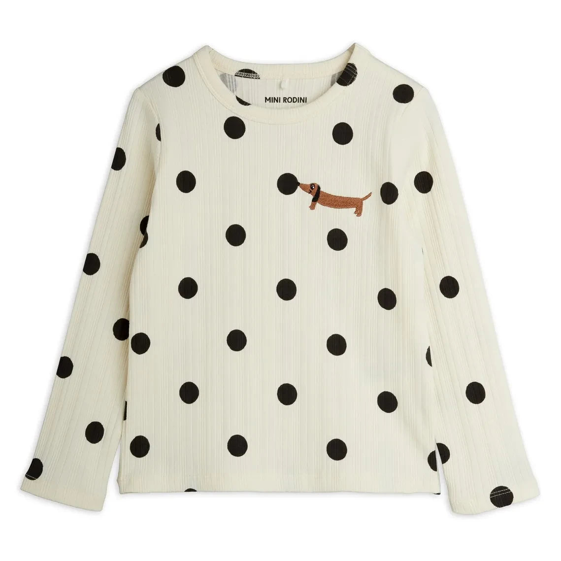 Mini Rodini - T-Shirt aus Bio-Baumwolle | Ecru