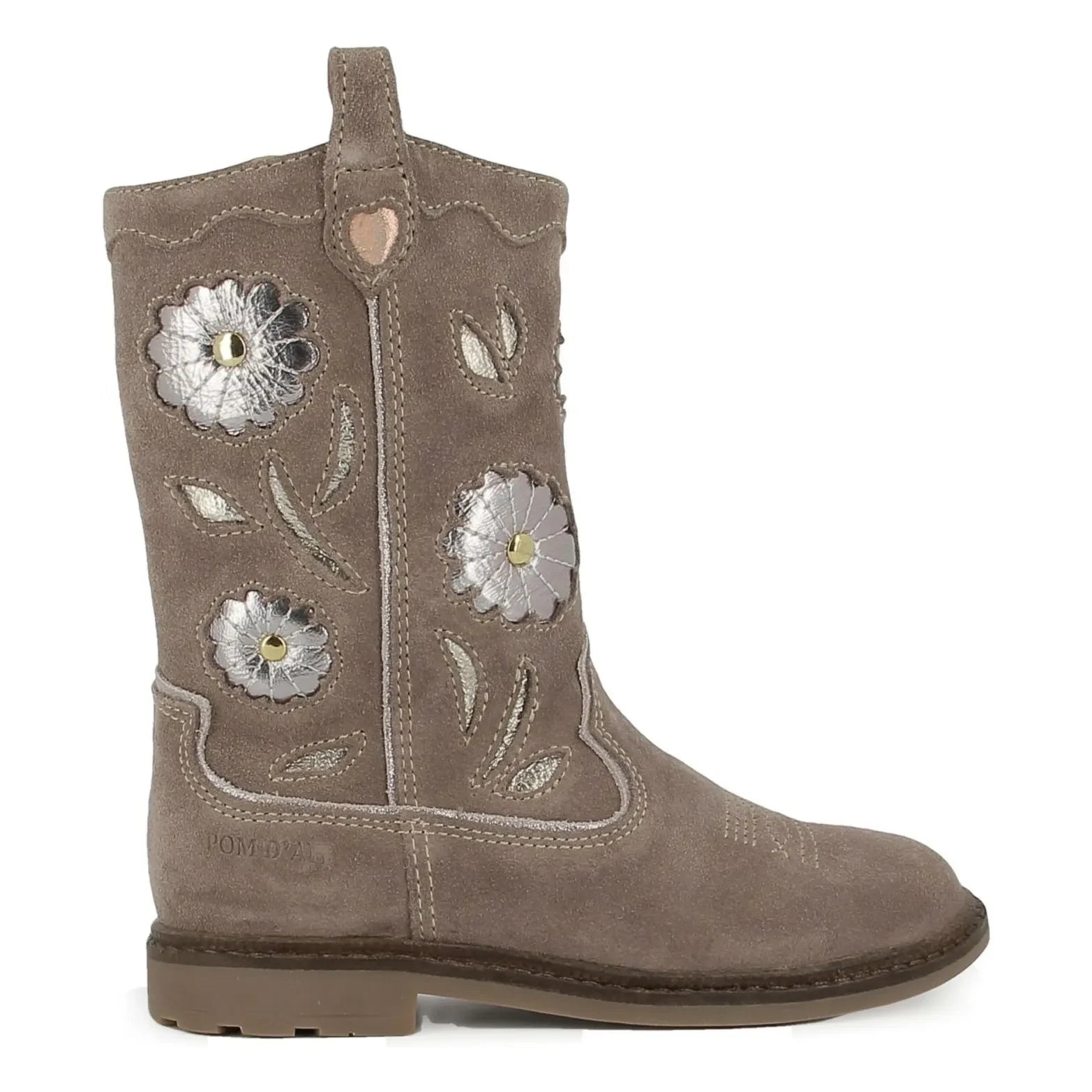 Pom d'Api - Sister Wendy Flo Kadife Çizme | Toz Pembe