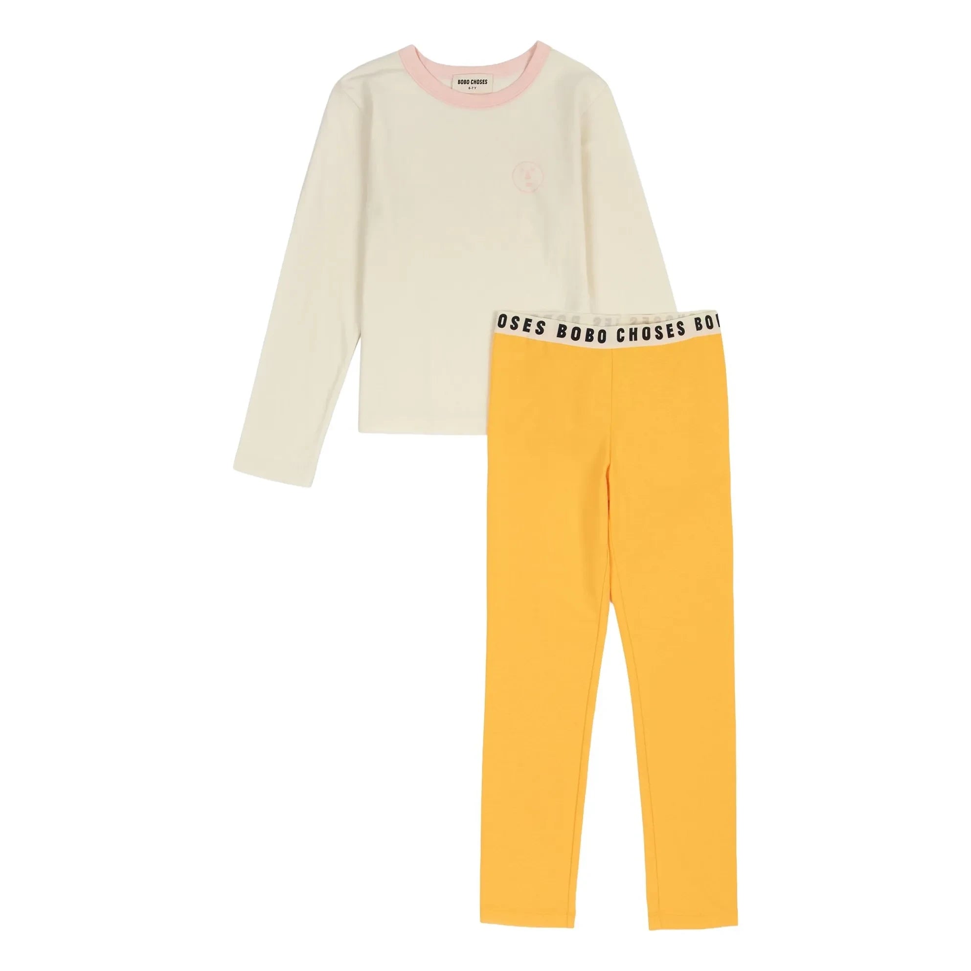 Bobo Choses – Pyjama aus Modal und Bio-Baumwolle | Senf