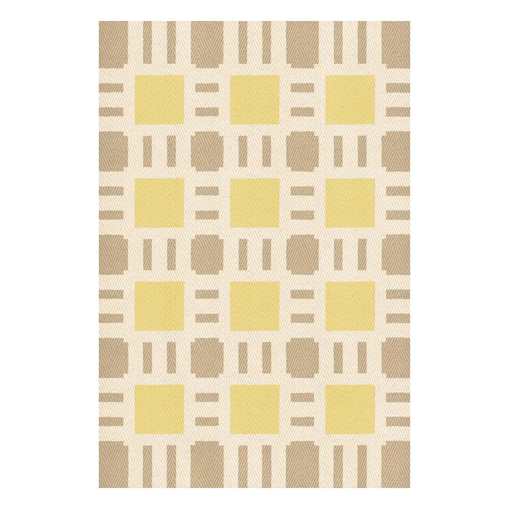 Layered - Spätfrühstück Jute-Teppich, Evelina Kroon | Blassgelb