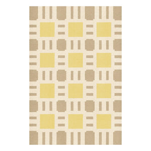 Layered - Spätfrühstück Jute-Teppich, Evelina Kroon | Blassgelb