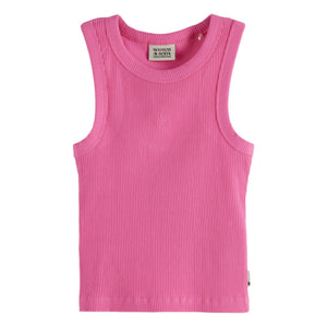 Scotch & Soda - Geripptes Tanktop | Rosa