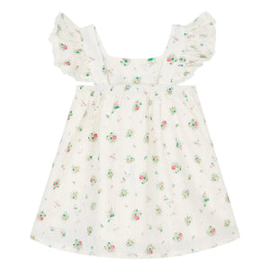 Bonton - Pointelle Nadine Bukett-Kleid | Weiß