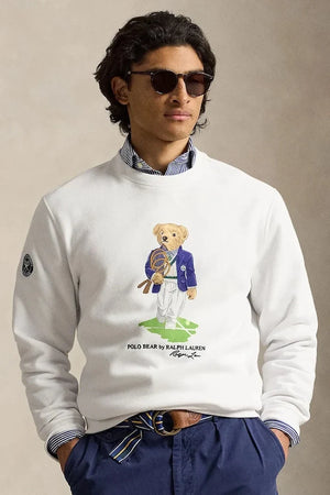Polo Ralph Lauren erkek pamuklu Wimbledon kazak