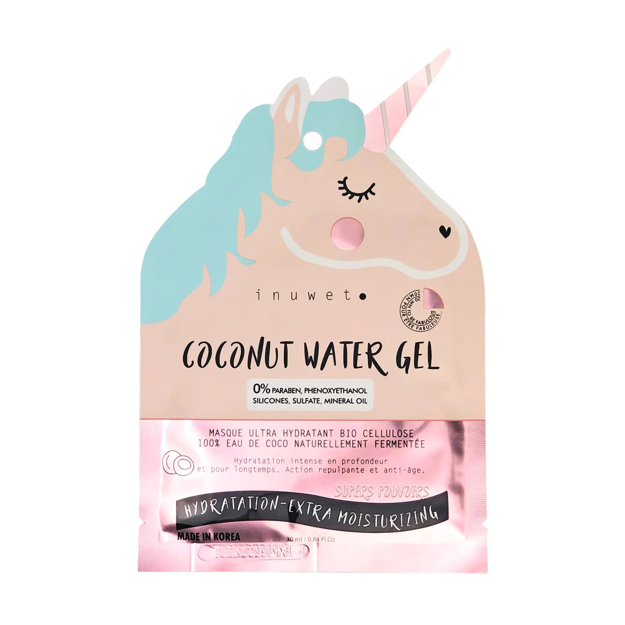 Inuwet - Feuchtigkeitsspendende Bio-Cellulose-Gesichtsmaske