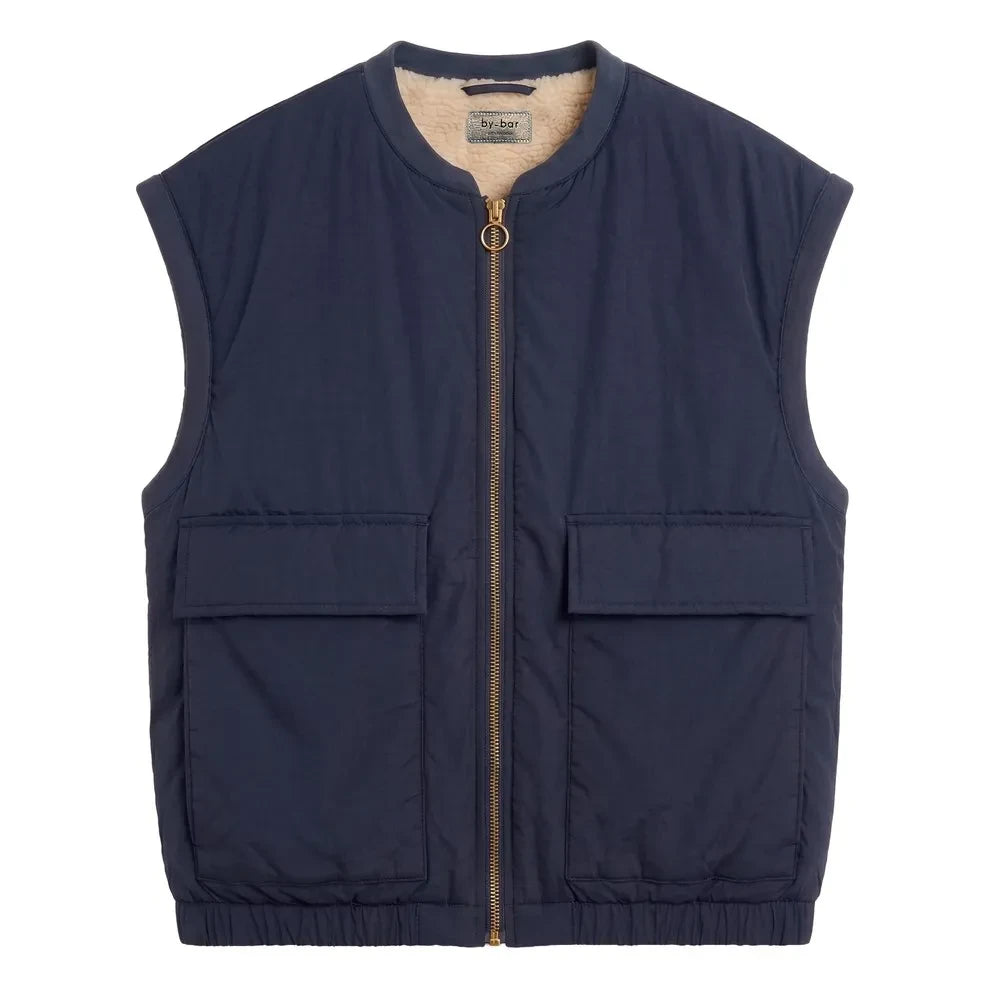 By Bar - Gio Ärmellose Jacke | Dunkelblau
