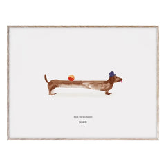 Mado - Doug der Dackel Poster 40x30 cm