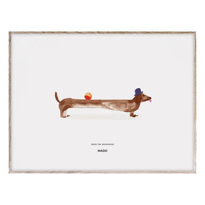 Mado - Doug der Dackel Poster 40x30 cm