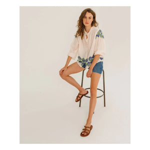 Tinsels - Candide Bluse | Blau
