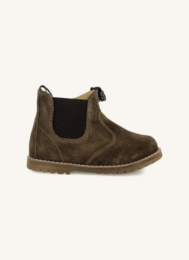 Pom d'Api - Bob Zip Velours Stiefel | Dunkelgrün