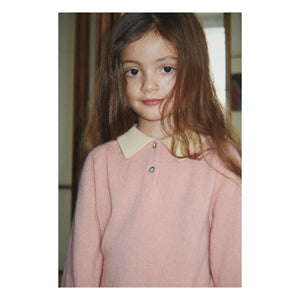 Konges Sløjd - Basi Woll Polo Shirt | Rosa