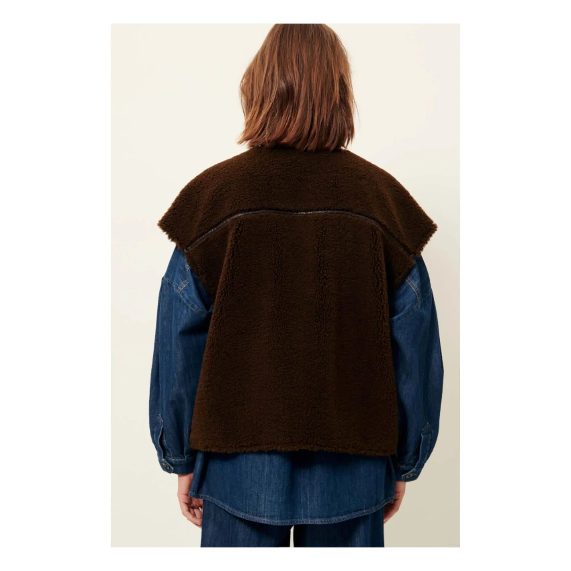 Sessùn - Mounty Ärmellose Jacke | Braun