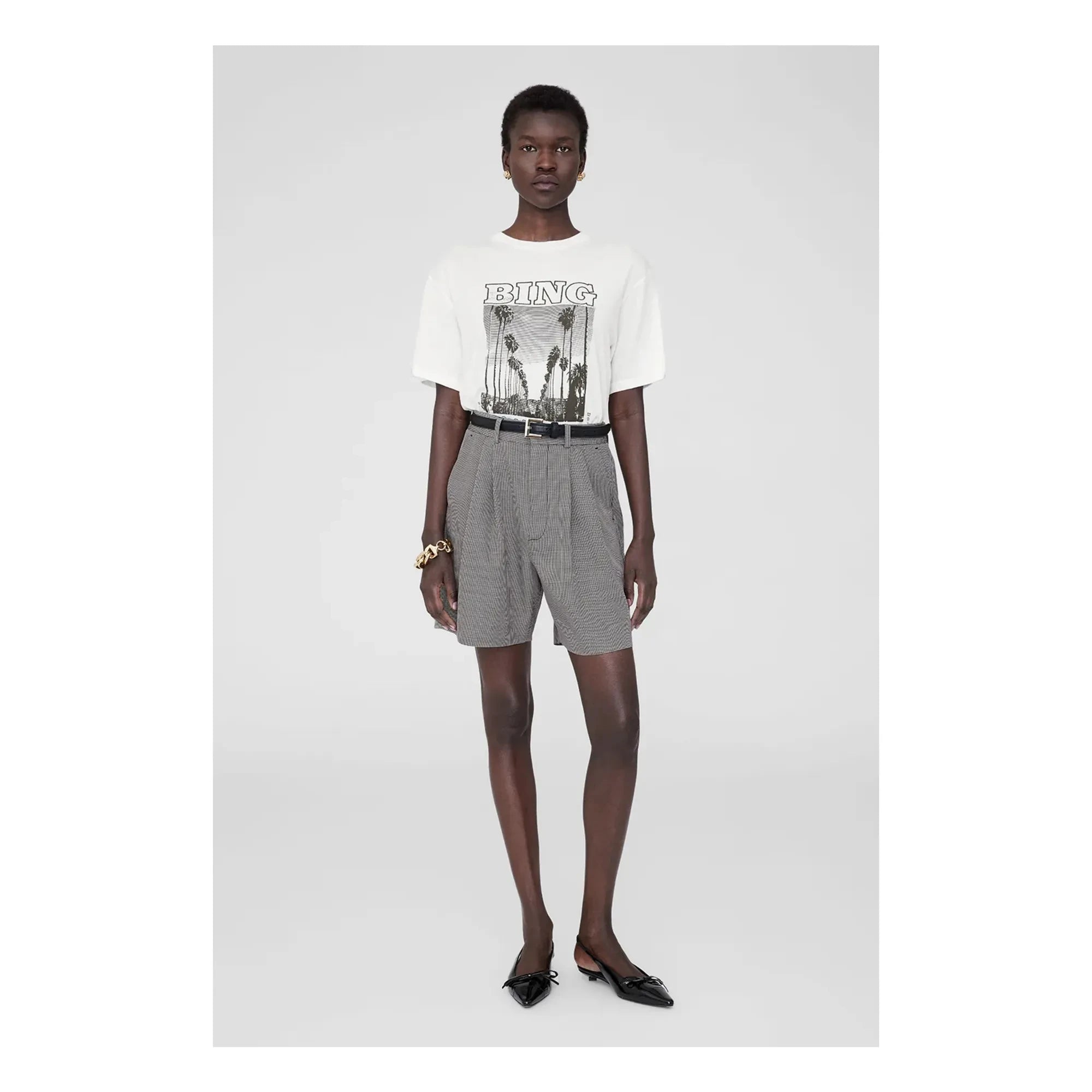 Anine Bing – Louis T-Shirt | Weiß