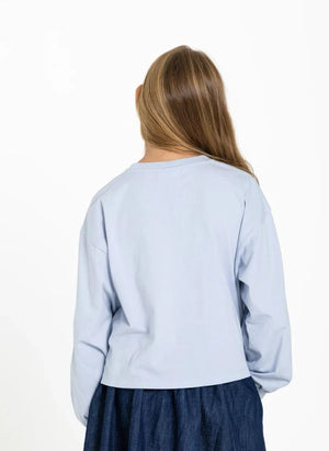 Smallable Kid - Bloomy Sweatshirt | Hellblau