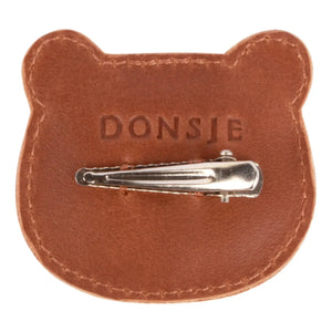 Donsje - Josy Bear Haarspange | Cognac