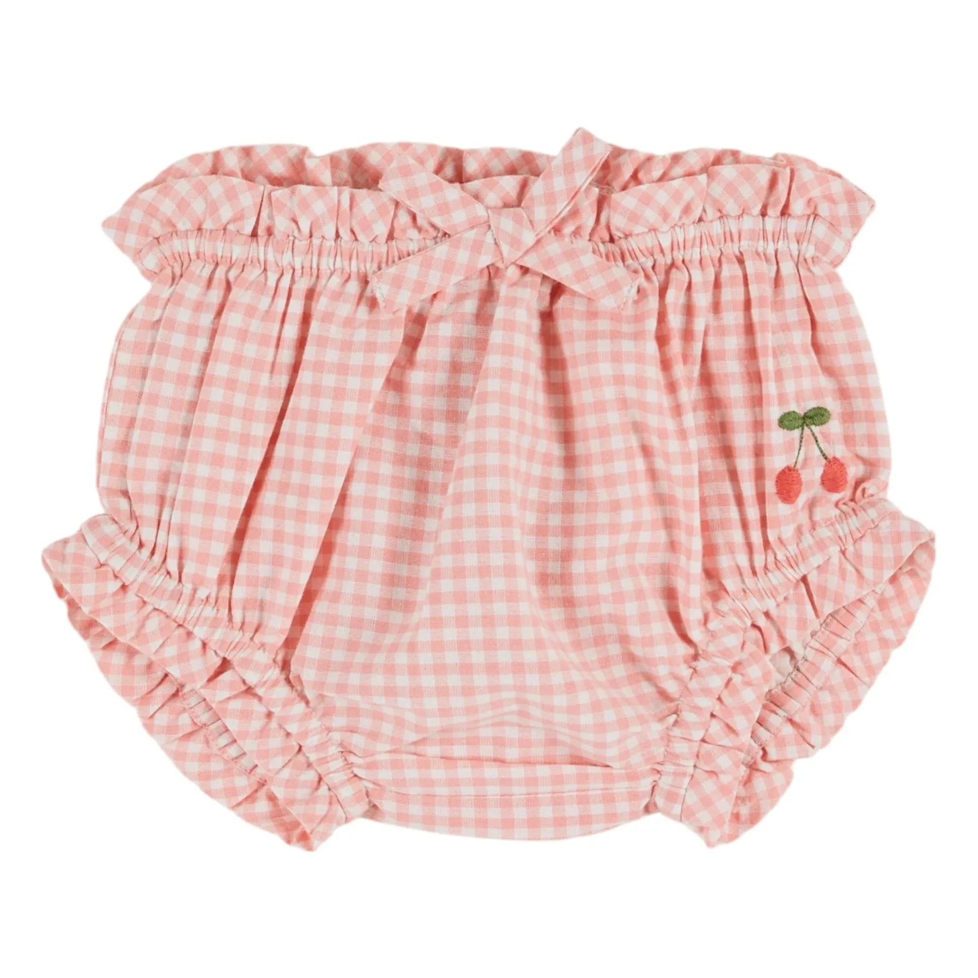 Emile et Ida - Bloomer aus Bio-Baumwolle mit Vichy-Karo | Rosa