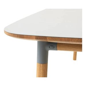 Normann Copenhagen - Form Esstisch Rechteckig 95x200 cm | Grau