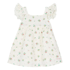 Bonton - Pointelle Nadine Bukett-Kleid | Weiß