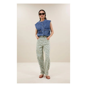By Bar - Maggie Bio-Baumwoll-Denim-Weste | Jeansblau