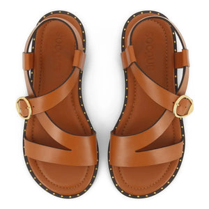 Socque Paris - Hydra Ledersandale | Camel