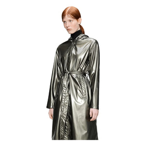 Rains – Langer A-Linien-Mantel W3 | Anthrazit
