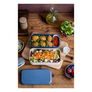 Monbento - MB Original Bento mit zwei dichten Fächern | Blau