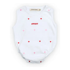 the new society - Petunia Herz-Overall | Weiß