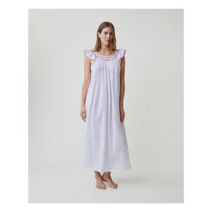 Scarlette Ateliers - Dona Besticktes Nachthemd | Rot