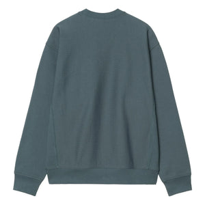 Carhartt WIP - American Script Sweatshirt | Blau Grün