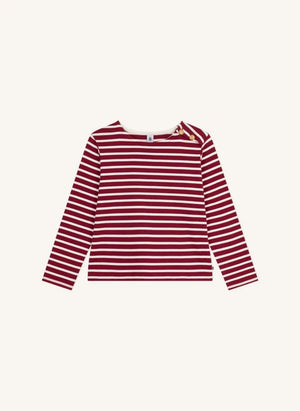 Petit Bateau - Organische Baumwoll-Button-Collage | Rot