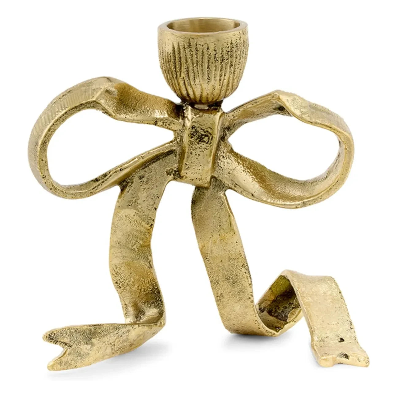 Doing Goods - Riley Ribbon Messing Kerzenhalter | Gold