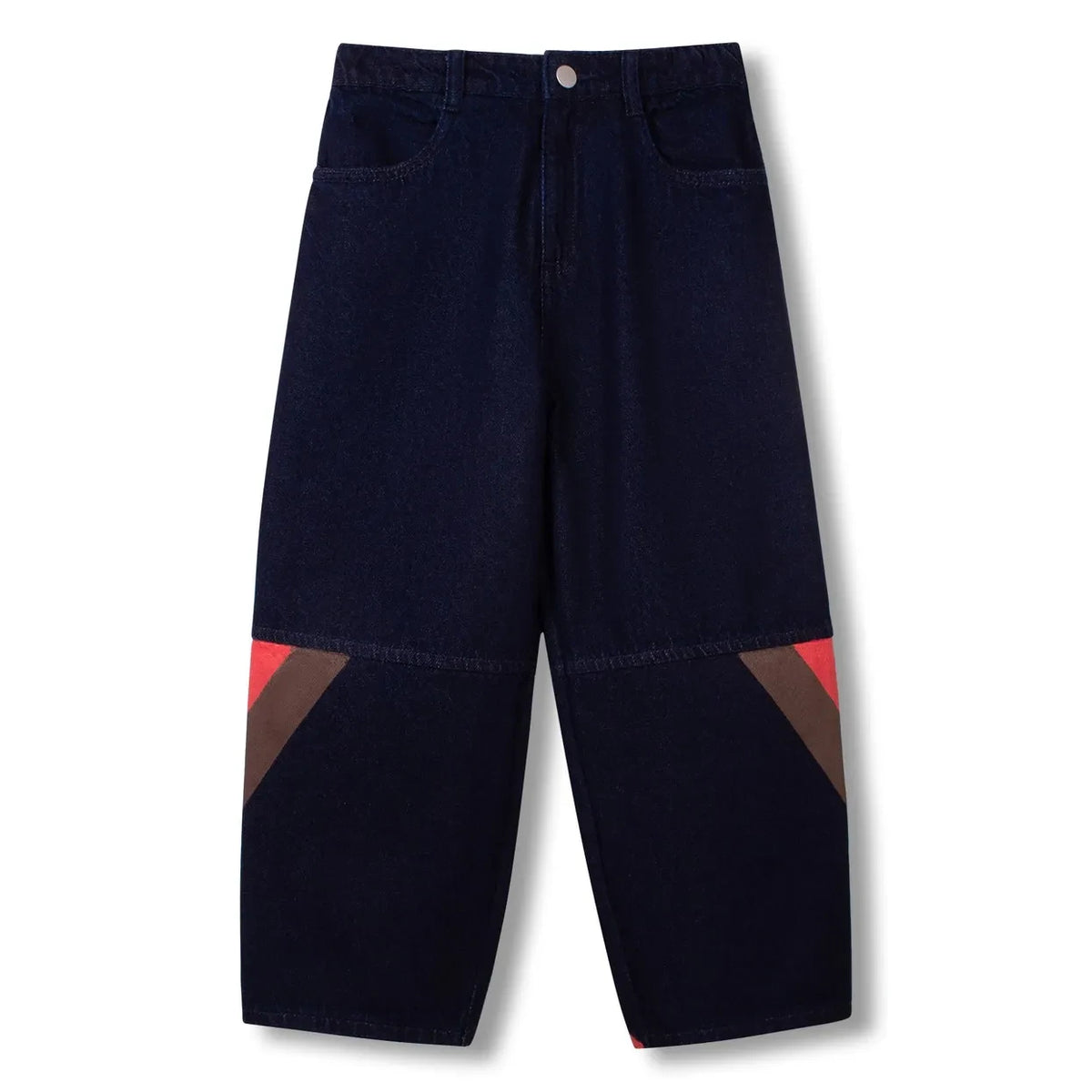 Wynken - Gestreifte Jeans | Rot
