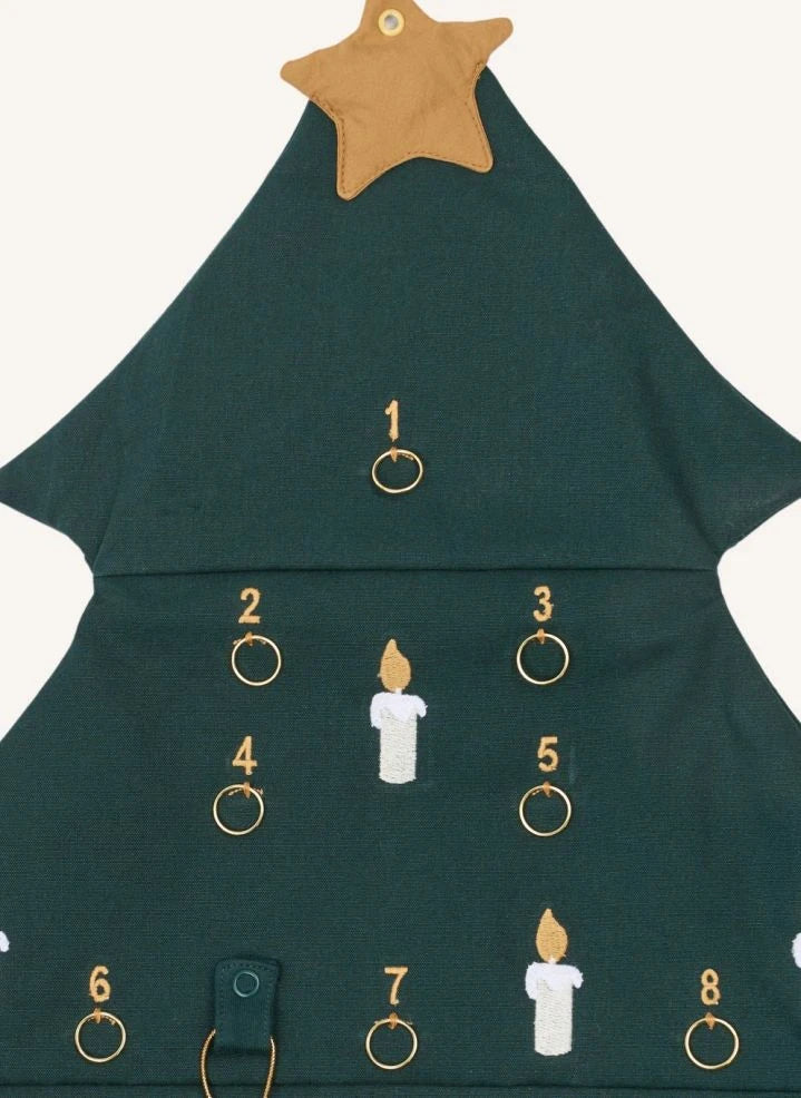 Fabelab - Dunkelgrüner Tannen-Adventskalender