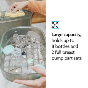 Baby Brezza Steriliser Dryer Advanced - Black & White-Sterilisers-Black & White- | Natural Baby Shower