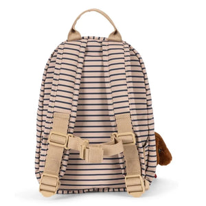 Konges Sløjd - Nohr Mini gestreifter Rucksack | Beige