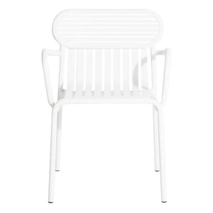 Petite friture - Weekend Sessel mit Armlehnen - 2er-Set | Weiß