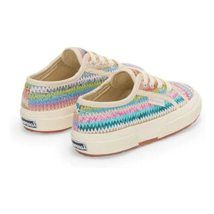 Superga - Schnürschuh 2750 Raphia | Pastell