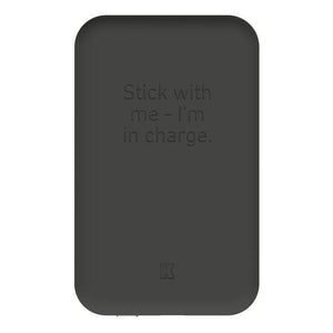 Kreafunk - ToCHARGE QI Powerbank | Schwarz